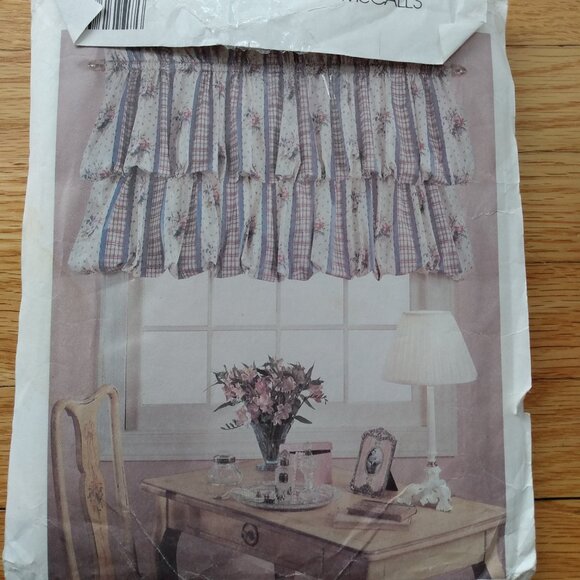Curtains Sewing Pattern Drapes Valances McCalls 4402 DIY Window Treatments UNCUT - Picture 6 of 11